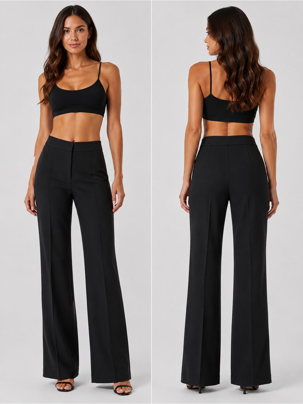 Calvin Klein Women's‎ black the minimalist classic regular dress pants Size 16
